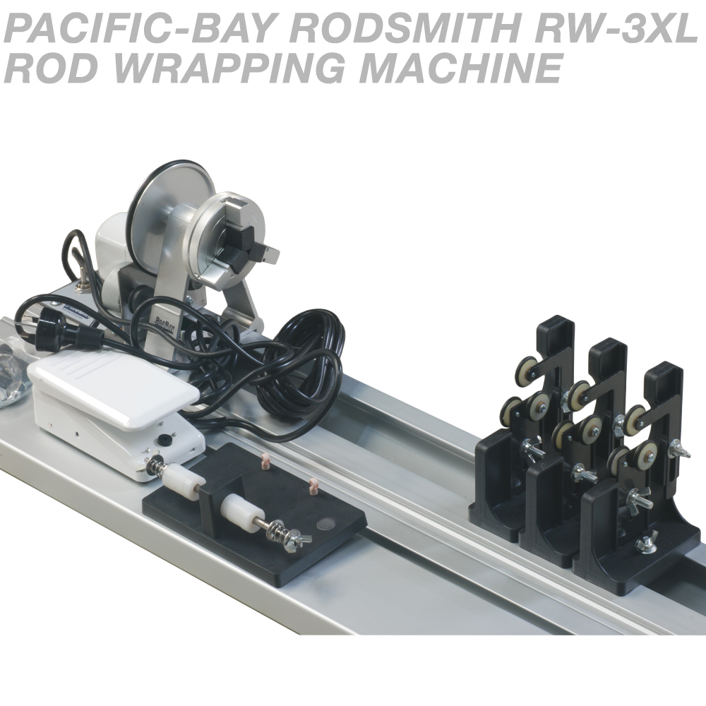 Classic retro Pacific Bay RodSmith RW-3L Power Rod Wrapper & Dryer